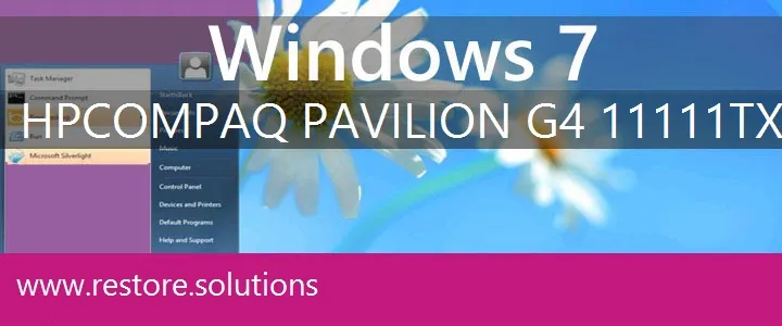HP Compaq Pavilion G4-11111tx windows 7 recovery