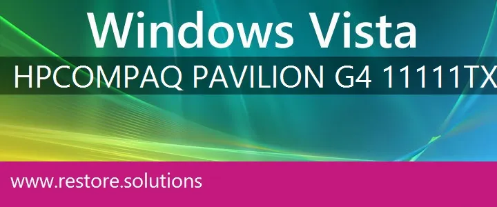 HP Compaq Pavilion G4-11111tx windows vista recovery
