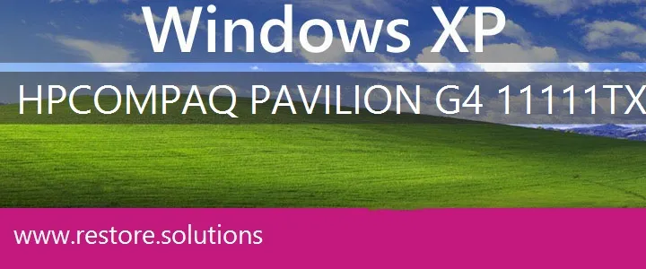 HP Compaq Pavilion G4-11111tx windows xp recovery