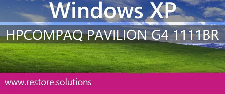 HP Compaq Pavilion G4-1111br windows xp recovery