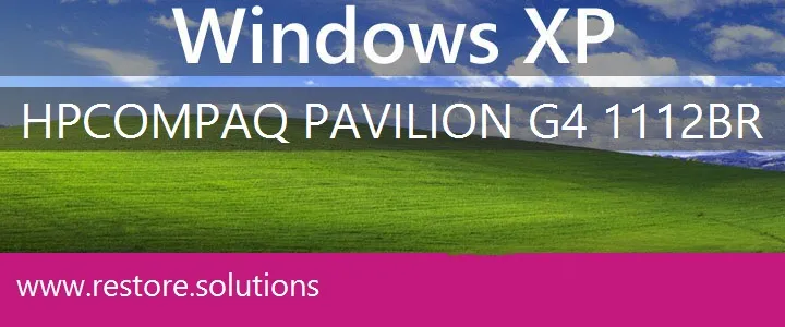 HP Compaq Pavilion G4-1112br windows xp recovery