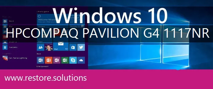 HP Compaq Pavilion G4-1117nr windows 10 recovery