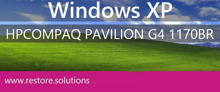 HP Compaq Pavilion G4-1170br windows xp recovery