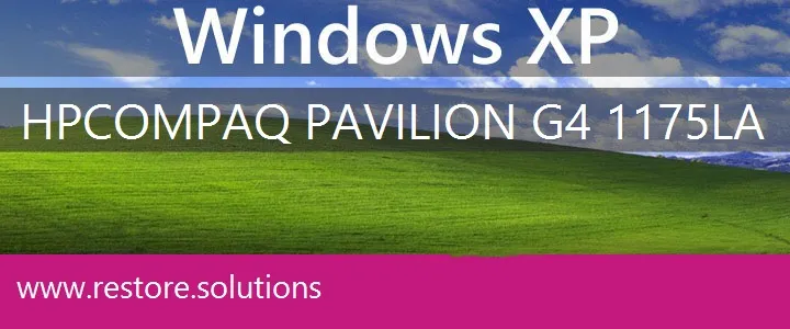 HP Compaq Pavilion G4-1175la windows xp recovery