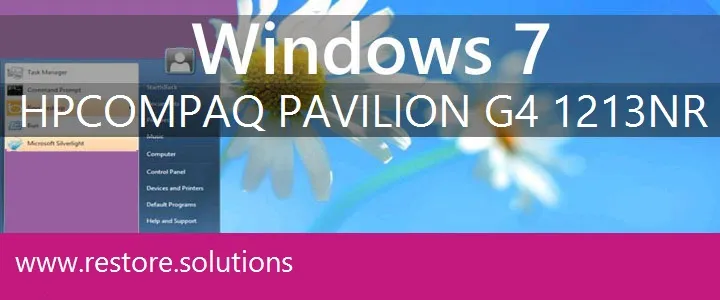 HP Compaq Pavilion G4-1213nr windows 7 recovery