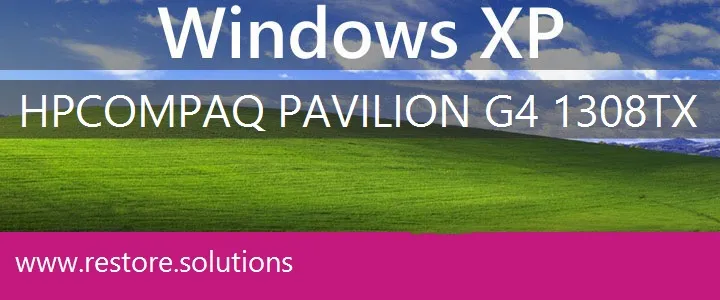 HP Compaq Pavilion G4-1308tx windows xp recovery