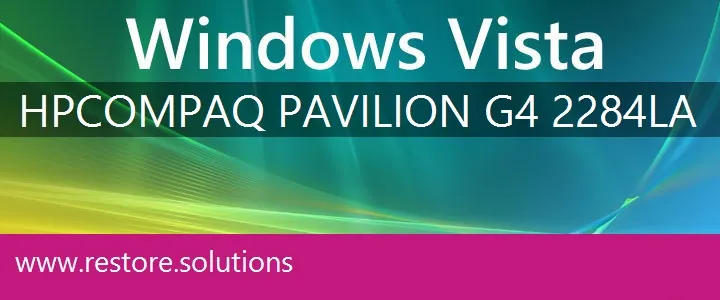 HP Compaq Pavilion G4-2284la windows vista recovery