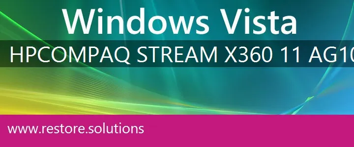 HP Compaq Stream x360 11-ag100 windows vista recovery