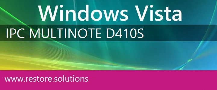 IPC MultiNote D410S windows vista recovery