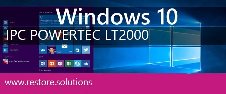 IPC PowerTec LT2000 windows 10 recovery