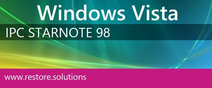 IPC StarNote 98 windows vista recovery