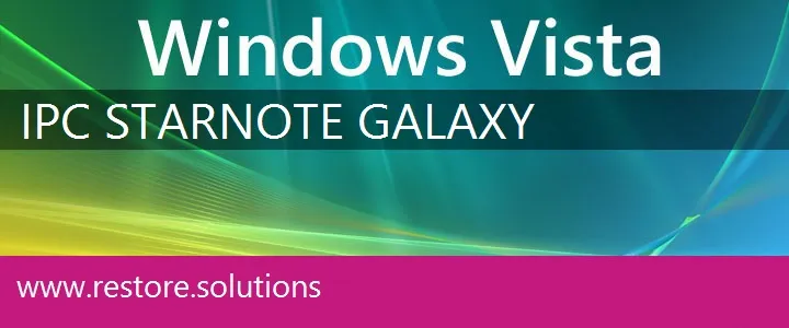 IPC StarNote Galaxy windows vista recovery
