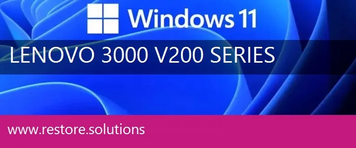 Lenovo 3000 V200 Series windows 11 recovery