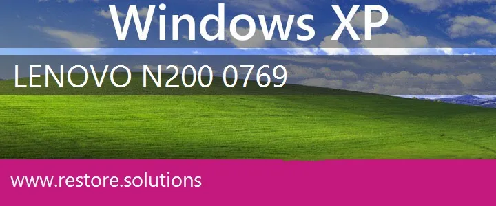 Lenovo N200 0769 windows xp recovery