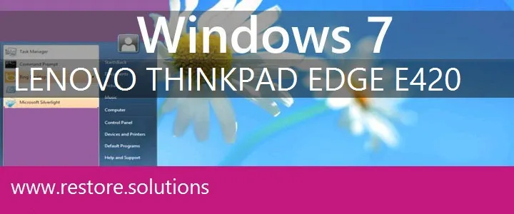 Lenovo ThinkPad Edge E420 windows 7 recovery