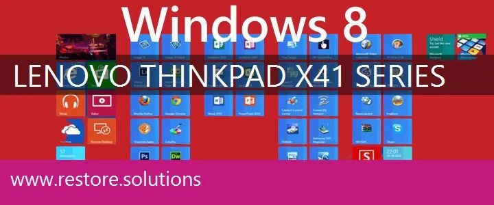 Lenovo ThinkPad X41 Series windows 8 recovery