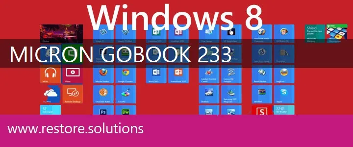 Micron GoBook 233 windows 8 recovery