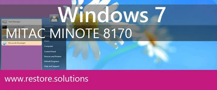 MiTAC Minote 8170 windows 7 recovery