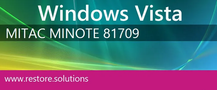 MiTAC Minote 81709 windows vista recovery