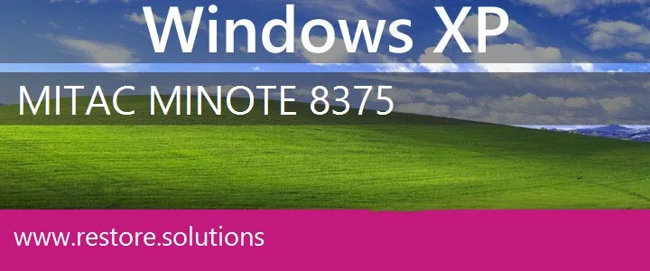 MiTAC MiNote 8375 windows xp recovery
