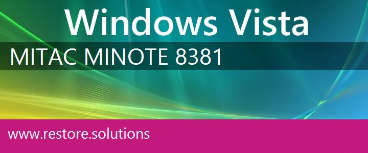 MiTAC MiNote 8381 windows vista recovery