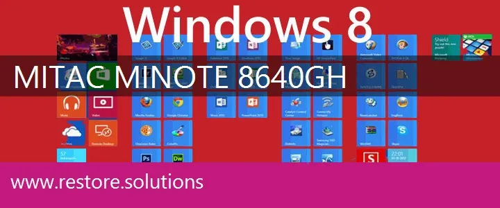 MiTAC MiNote 8640GH windows 8 recovery