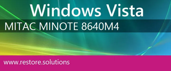MiTAC MiNote 8640M4 windows vista recovery