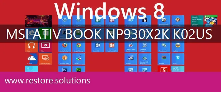 MSI ATIV Book NP930X2K-K02US windows 8 recovery