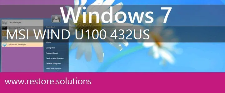 MSI Wind U100-432US windows 7 recovery