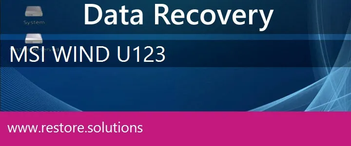 MSI Wind U123 data recovery