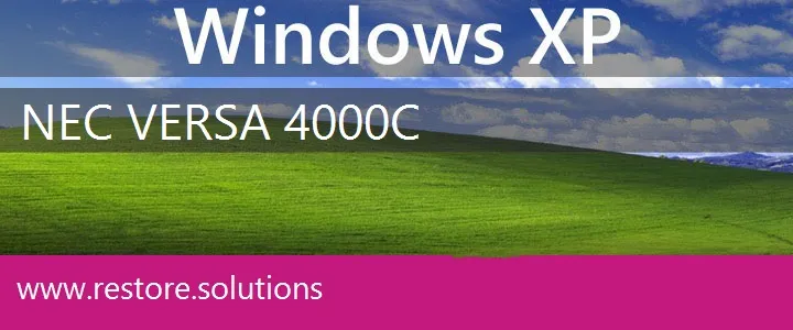 NEC Versa 4000C windows xp recovery