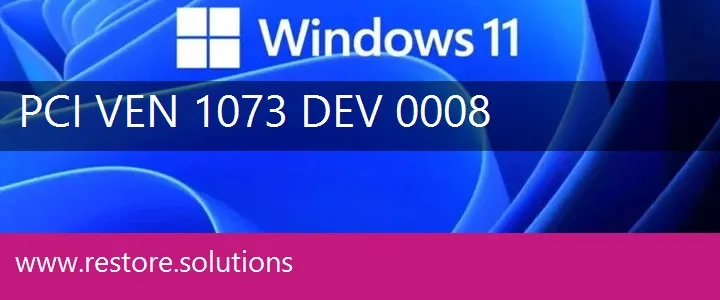 PCI\VEN_1073&DEV_0008 Windows 11 Drivers