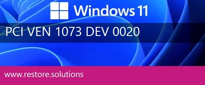 PCI\VEN_1073&DEV_0020 Windows 11 Drivers