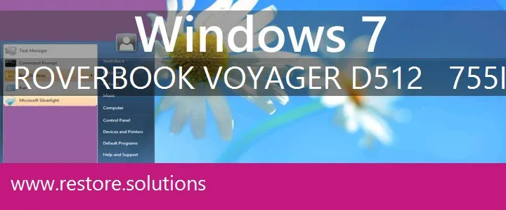 RoverBook Voyager D512 - 755II1 windows 7 recovery