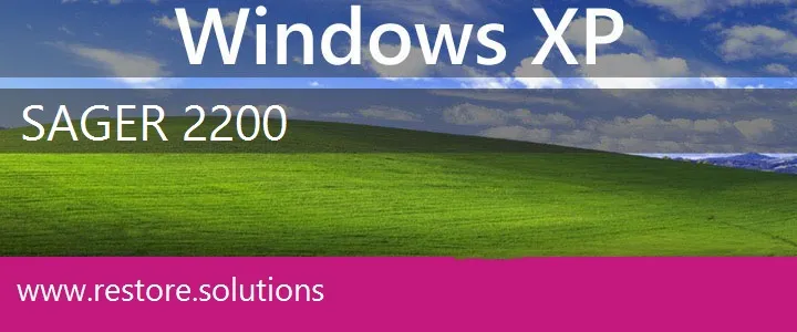 Sager 2200 windows xp recovery