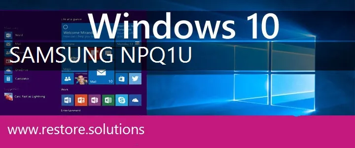 Samsung NPQ1U windows 10 recovery