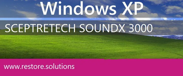 Sceptre Tech SoundX 3000 windows xp recovery