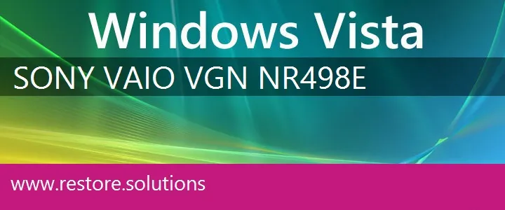 Sony Vaio VGN-NR498E windows vista recovery