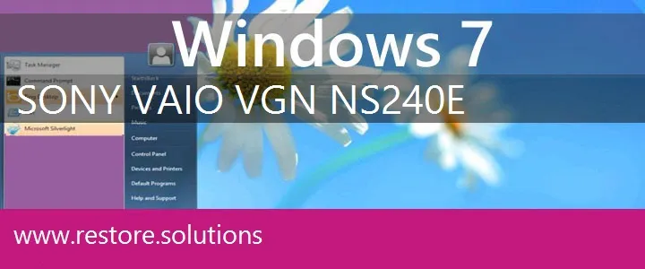 Sony Vaio VGN-NS240E windows 7 recovery