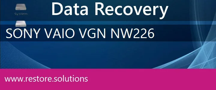 Sony Vaio VGN-NW226 data recovery