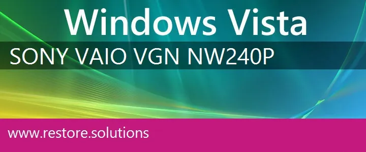 Sony Vaio VGN-NW240P windows vista recovery
