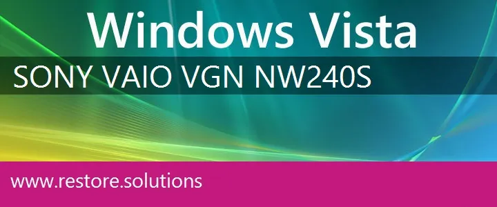 Sony Vaio VGN-NW240S windows vista recovery