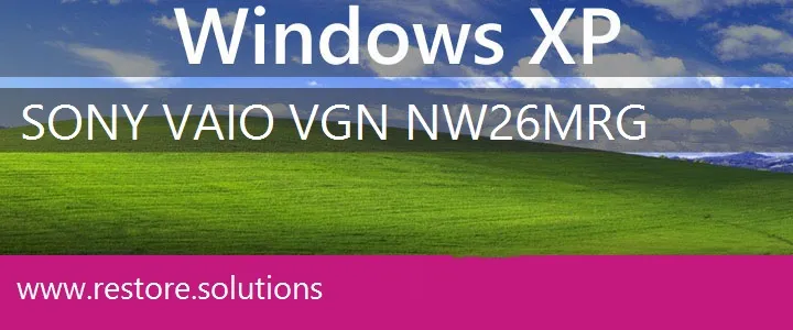 Sony Vaio VGN-NW26MRG windows xp recovery