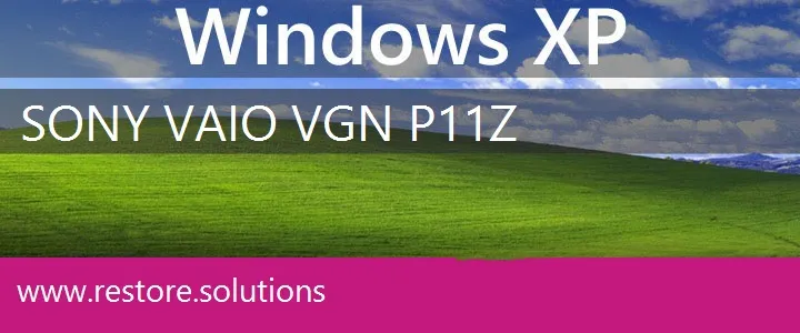 Sony Vaio VGN-P11Z windows xp recovery