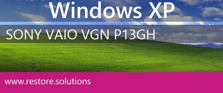 Sony Vaio VGN-P13GH windows xp recovery