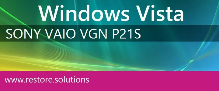 Sony Vaio VGN-P21S windows vista recovery