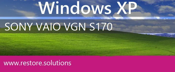Sony Vaio VGN-S170 windows xp recovery