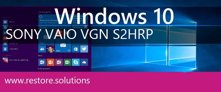 Sony Vaio VGN-S2HRP windows 10 recovery