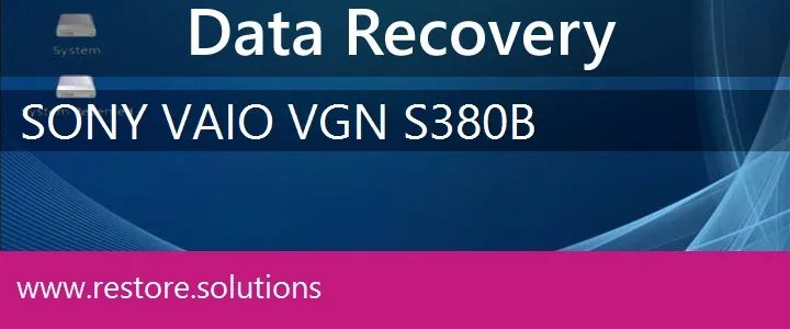 Sony Vaio VGN-S380B data recovery