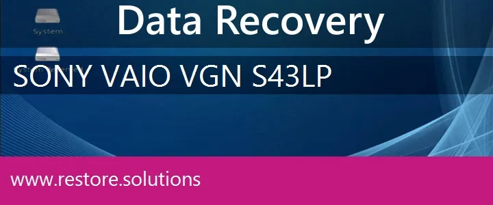 Sony Vaio VGN-S43LP data recovery